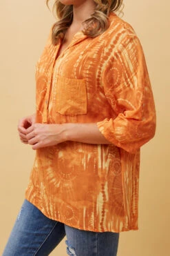 ROSETTA SEQUIN TIE DYE DETAIL TOP -Femme Connection Sales 005120299dd8600b8428ebed90aed403