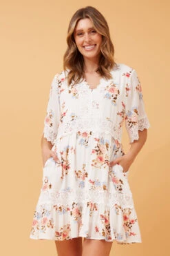 FLORAL LACE TEA DRESS 11 FLORAL LACE TEA DRESS -Femme Connection Sales 0086173bea017b031f4d80eb7f266430