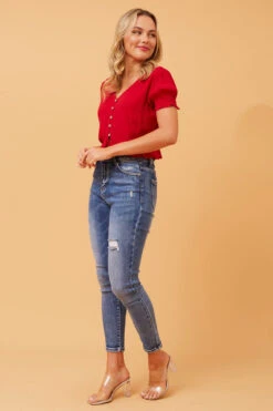 JAZELLA CROP TOP -Femme Connection Sales 0119d7bf0a2b41ca43a9ec5d5ddc9525