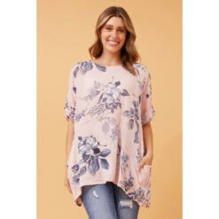 CIA FLORAL TUNIC TOP 25 CIA FLORAL TUNIC TOP -Femme Connection Sales 012e9e9ffc5a765fd27313cd15bf1047