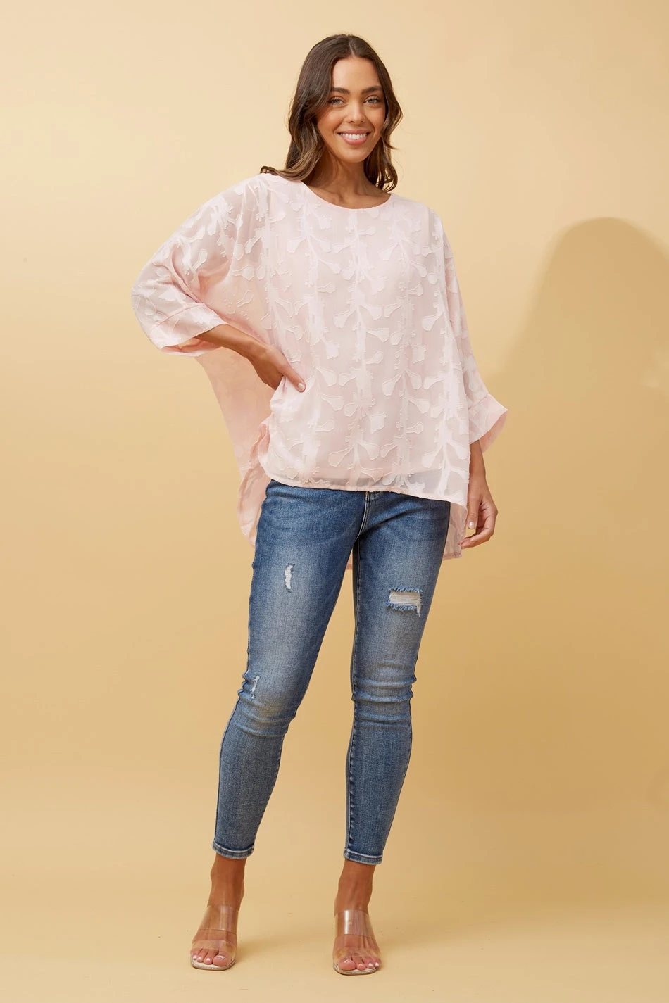 Stella ABBY BURNOUT TOP 3 Stella ABBY BURNOUT TOP