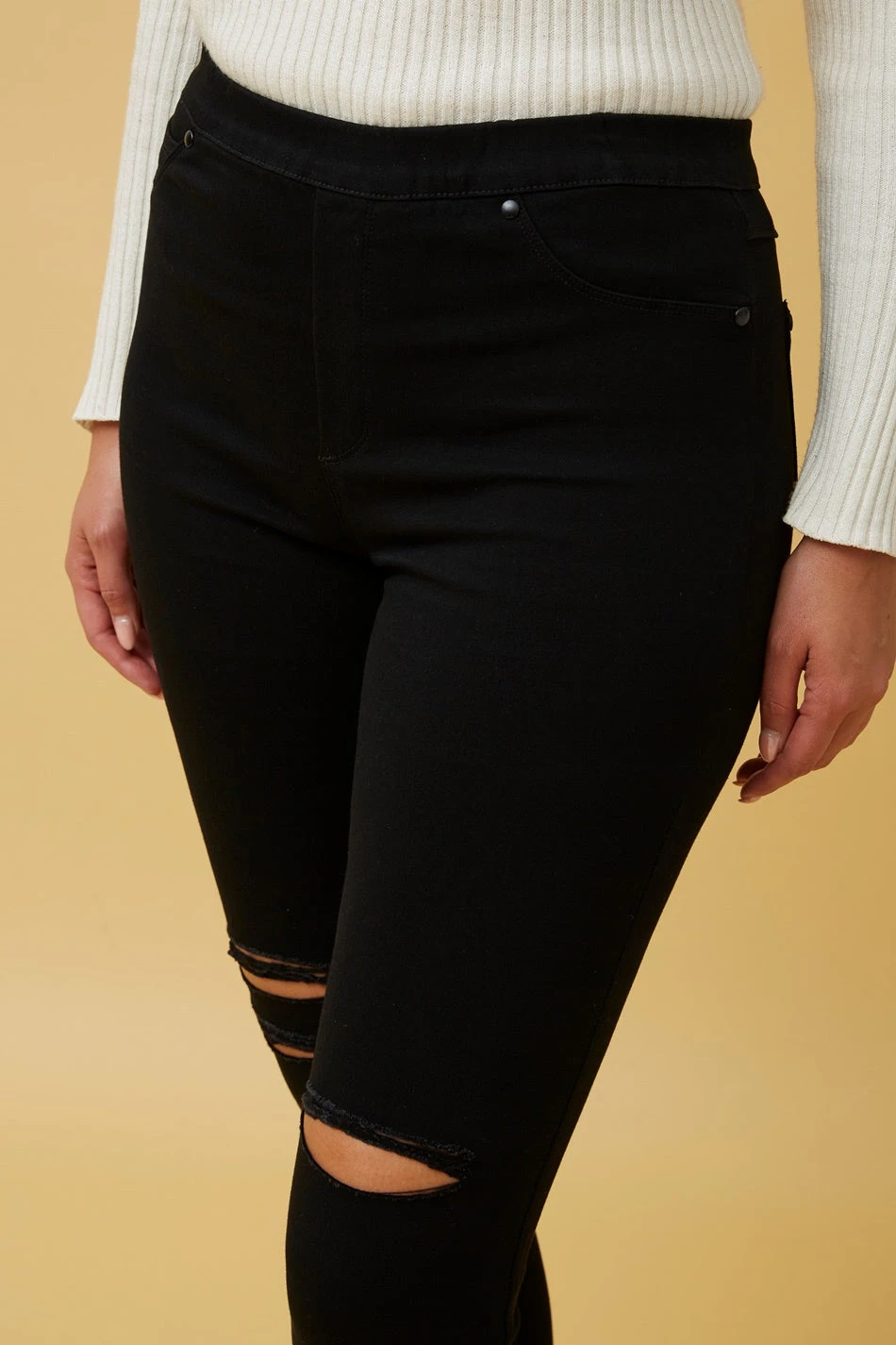 ASPEN SKINNY DISTRESSED DENIM 7 ASPEN SKINNY DISTRESSED DENIM - Image 5