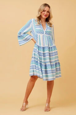 AMIRA JAQUARD BOHO SHORT DRESS -Femme Connection Sales 028db7f1e9227d185dc4f979abbf0e68