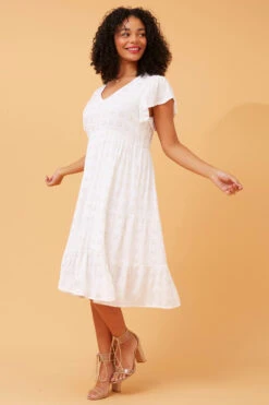 KAVINA SEQUIN PATTERN TIERED DRESS -Femme Connection Sales 02a621d883aed34a0baece9a236195f6