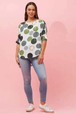TARA POLKA DOT TOP