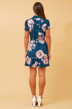 OLIVE FLORAL SHIRT DRESS -Femme Connection Sales 036b89ffee9c3ca223c7251b2281850c