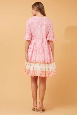 KARITA BOHO SHORT DRESS -Femme Connection Sales 03a7a9269ed9c412349b736f5f40bbcb