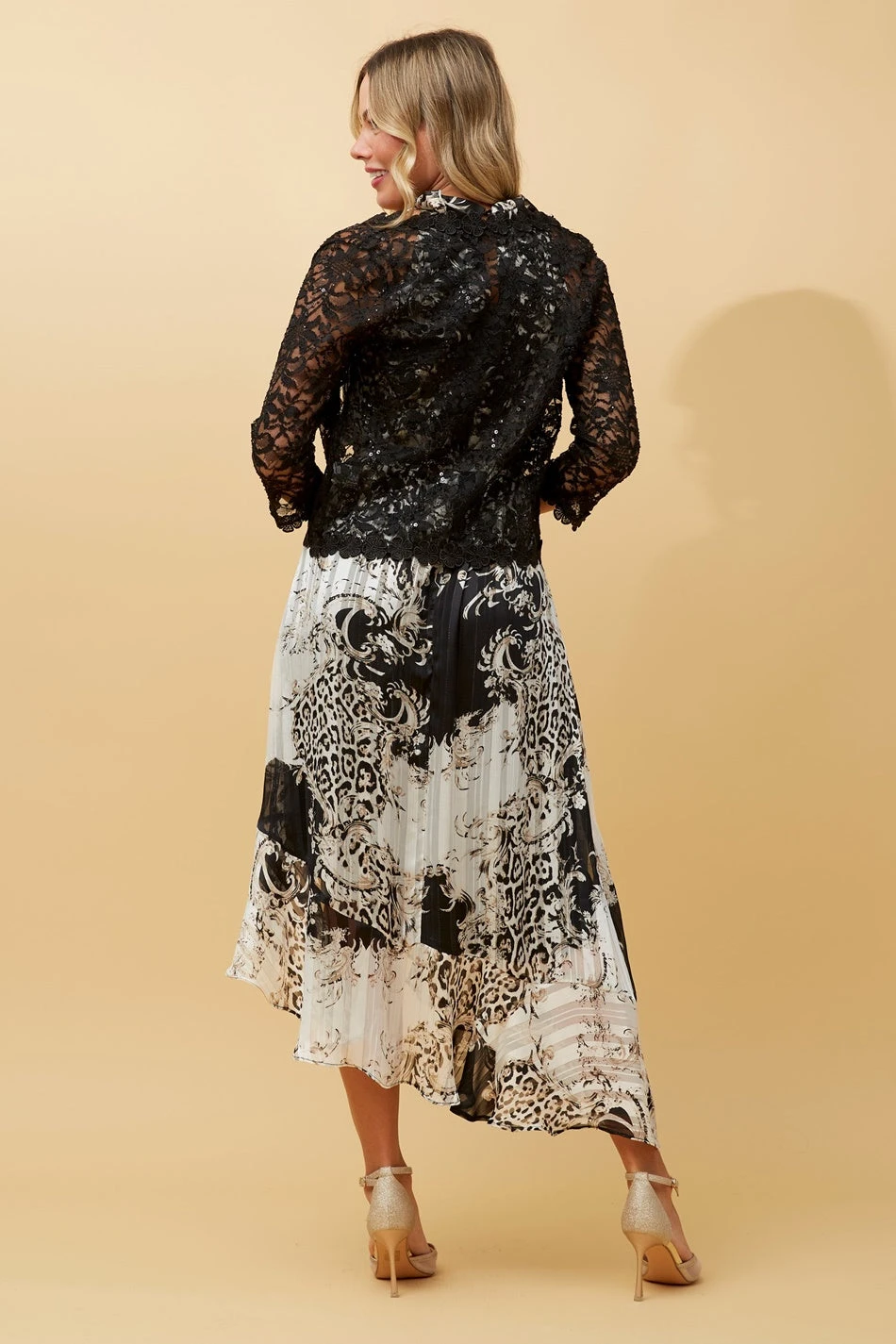 JUSTINE FLORAL SEQUIN LACE CARDIGAN 9 JUSTINE FLORAL SEQUIN LACE CARDIGAN - Image 7