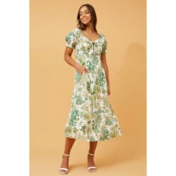FAITH BOW FRONT MIDI DRESS -Femme Connection Sales 03e1659119712c40502243bd59b2e994