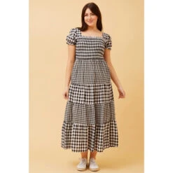 ASHTON GINGHAM TIERED MAXI DRESS 15 ASHTON GINGHAM TIERED MAXI DRESS -Femme Connection Sales 03f2ae489f6aad3b8e2d7420bfcf2454
