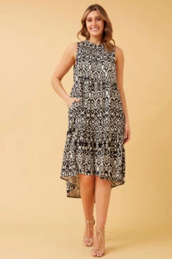 DREW TIERED TRAPEZE DRESS 23 DREW TIERED TRAPEZE DRESS -Femme Connection Sales 03f5f22f2a15ae8418934c7e79289040