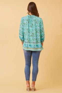 LYNDEN FLORAL BOHO TOP -Femme Connection Sales 04c59da865d3e47206cbe0c010799120