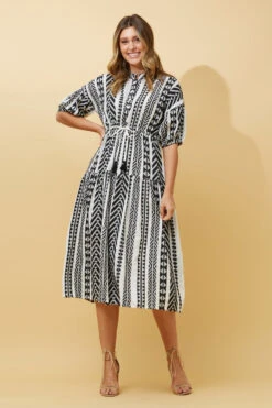 SHREYA JACQUARD PRINT MIDI DRESS -Femme Connection Sales 04d87e88268b8ff06b8322c3291981c3