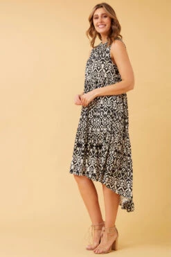 DREW TIERED TRAPEZE DRESS 26 DREW TIERED TRAPEZE DRESS -Femme Connection Sales 0666c4f085b6d6fafb24f2d74b494867