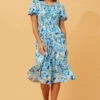 SIREN FLORAL MIDI DRESS -Femme Connection Sales 0830fc07cf25acfa9405a226e8a0692f