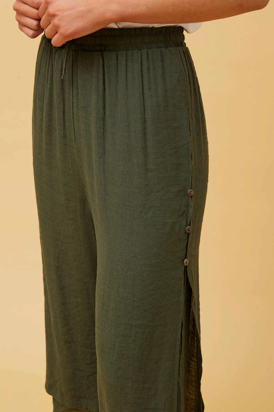 DAMIANA BUTTON DETAIL CULOTTES 7 DAMIANA BUTTON DETAIL CULOTTES - Image 5