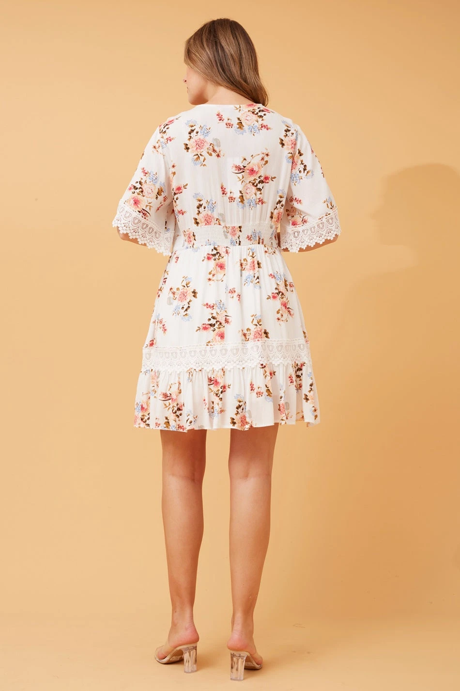 FLORAL LACE TEA DRESS 8 FLORAL LACE TEA DRESS - Image 6