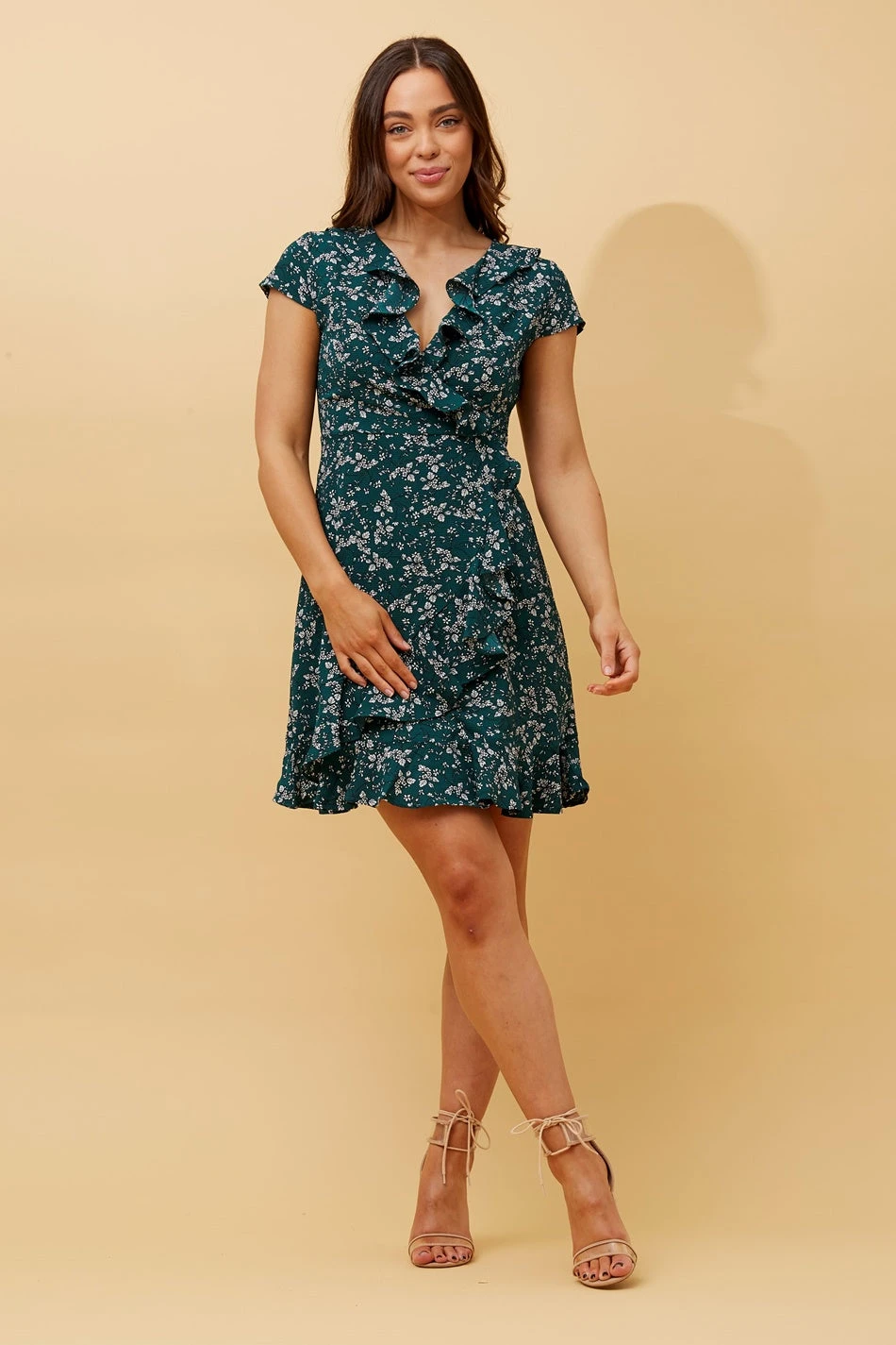 FRIDA FLORAL MOCK WRAP DRESS 4 FRIDA FLORAL MOCK WRAP DRESS - Image 2