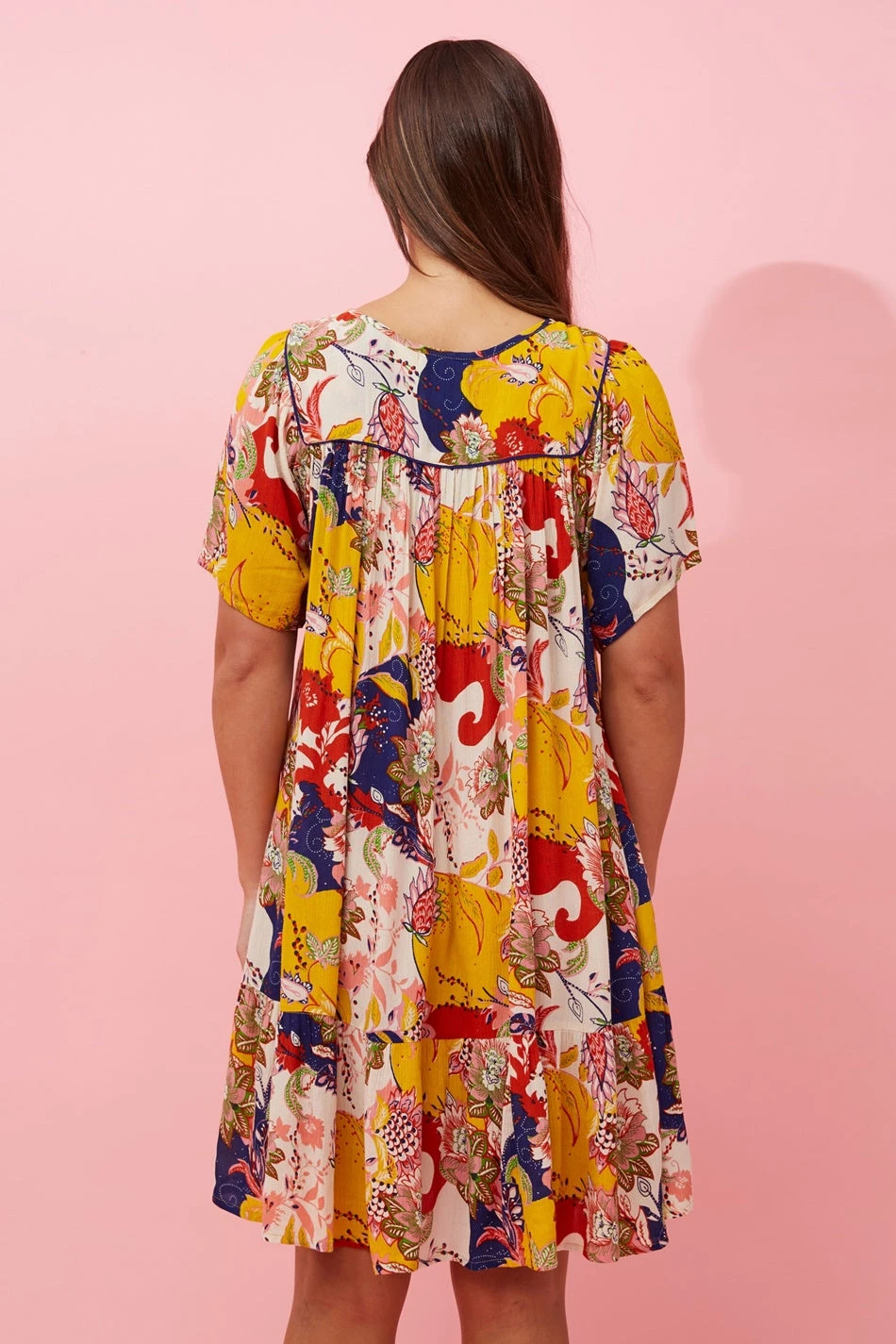 HONDA FLORAL BOHO BABYDOLL DRESS 8 HONDA FLORAL BOHO BABYDOLL DRESS - Image 6