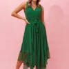 MADISON SLEEVELESS PLEATED DRESS -Femme Connection Sales 0b71bea950fefee89abeb78ecefc248e