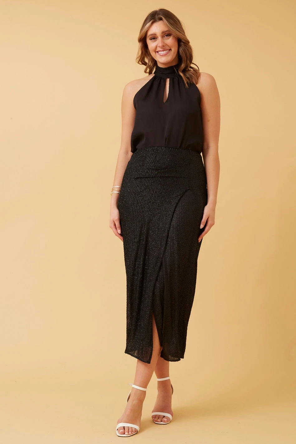 ZINA CROSOVER SEQUIN SKIRT 4 ZINA CROSOVER SEQUIN SKIRT - Image 2