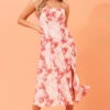 CHANTELLE FLORAL MIDI DRESS 2 CHANTELLE FLORAL MIDI DRESS -Femme Connection Sales 0d0c7c25ebace705ac944b7da74d1865