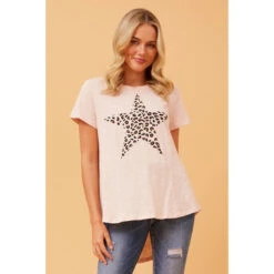 CG WILD ANIMAL STAR TEE -Femme Connection Sales 0d1ba62c330598a07ce6ef997d650238