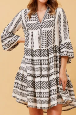 AMIRA JAQUARD BOHO SHORT DRESS -Femme Connection Sales 0d41927dc2b484d0cb8454128817c3f8