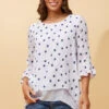 RUMI DOUBLE LAYER DOTTED TUNIC TOP 1 RUMI DOUBLE LAYER DOTTED TUNIC TOP -Femme Connection Sales 0d9eed0de8e01427468c657a8b9ca13f
