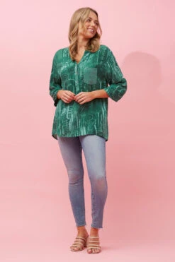 ROSETTA SEQUIN TIE DYE DETAIL TOP -Femme Connection Sales 0e3c969d3122869e9069fa4cfba36b39