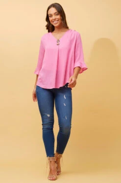 RUE BUTTON DETAIL TOP 38 RUE BUTTON DETAIL TOP -Femme Connection Sales 0f303a53aab46e41095e81a3cea951ed