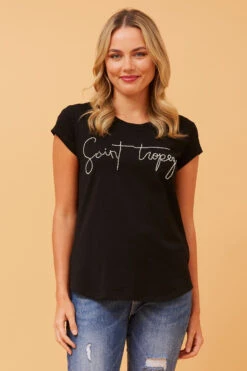 COCO SAINT TROPEZ GRAPHIC TSHIRT