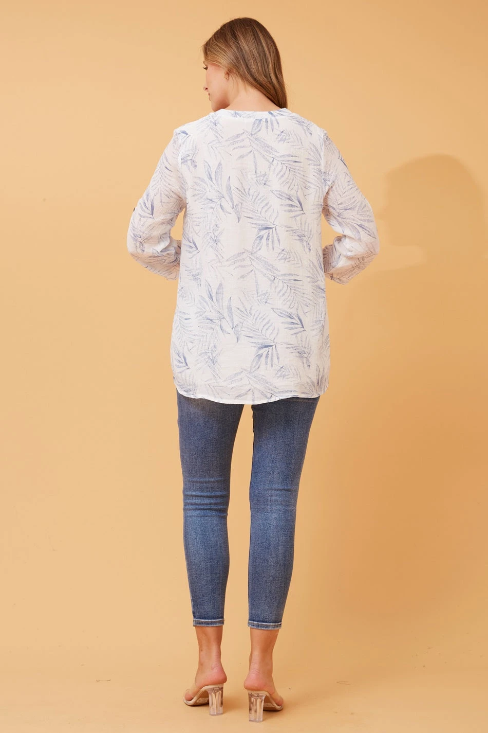 LEAF PRINT BUTTON FRONT TOP 8 LEAF PRINT BUTTON FRONT TOP - Image 6