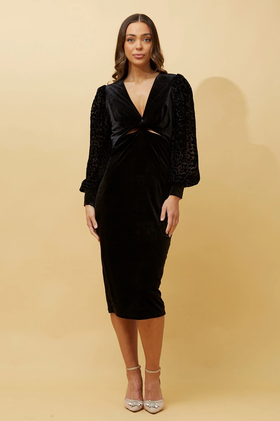 GAETANA BALLOON SLEEVE MIDI DRESS 8 GAETANA BALLOON SLEEVE MIDI DRESS - Image 6