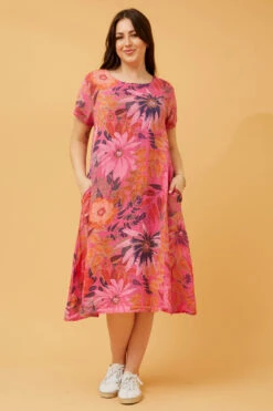 VITALIA FLORAL LINEN MIDI DRESS -Femme Connection Sales 109790b830a2ef44b8c8c6cbea70e863 209efbeb e396 42db a9c2 9de316e7e41c
