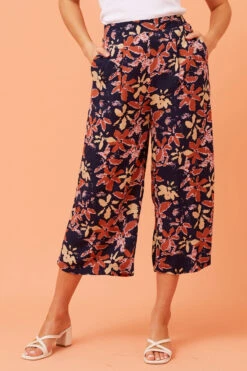 OXANA FLORAL PRINT CULOTTES -Femme Connection Sales 10c14213ee1de5ddc92ffe367db2103b