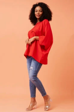 YURI OVERSIZED TOP -Femme Connection Sales 1151e07b4241ea78779ec203f404a856