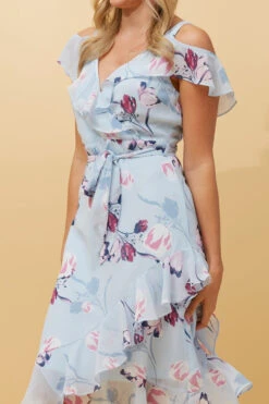 GIDGET FLORAL RUFFLE DRESS -Femme Connection Sales 11dfd633f6b950d799efd257500e06d0