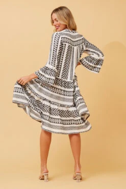 AMIRA JAQUARD BOHO SHORT DRESS -Femme Connection Sales 1302495e1deb0bda25c80afc4b8e450e