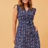 RAVINA DITSY FLORAL SHORT DRESS -Femme Connection Sales 13a1785a923ab8342ccd28c372ae81a1