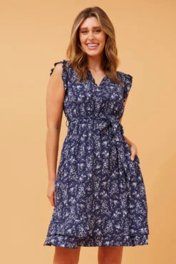 RAVINA DITSY FLORAL SHORT DRESS