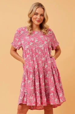 KELLY FLORAL BABYDOLL DRESS