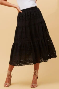 ZANITA BRODERIE ANGLAISE SKIRT -Femme Connection Sales 144b5abf199504fed7360b879cc2b328