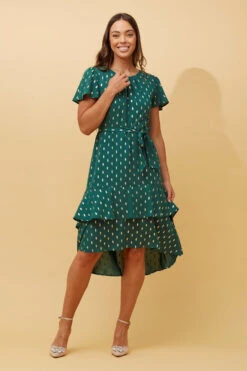 IZZY GOLD TEAR DROPMIDI DRESS -Femme Connection Sales 149f42fb59316766fe3a5436d4834dac