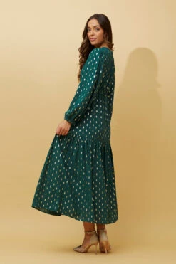 CRYSTELLE TEARDROP FOIL PRINT MAXI DRESS -Femme Connection Sales 14f023068dbfd0cea6d2bfb572a4f2cd