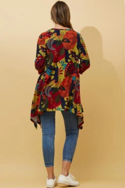 HOSHI JUNGLE PRINT TUNIC TOP -Femme Connection Sales 14fa9d969da1db4186a15331a25c0a0c
