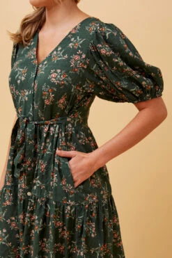 MONICA FLORAL SHORT DRESS -Femme Connection Sales 150856791ff8b1f293c6c3a402a746dd