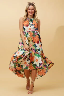 DREW FLORAL TRAPEZE DRESS 13 DREW FLORAL TRAPEZE DRESS -Femme Connection Sales 154d4610843d7b63d7b195ab7fc11414