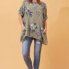 CIA FLORAL TUNIC TOP -Femme Connection Sales 156d41d58ab5342887498f12cfd673fe