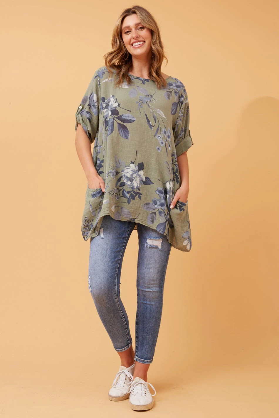 CIA FLORAL TUNIC TOP 6 CIA FLORAL TUNIC TOP - Image 4